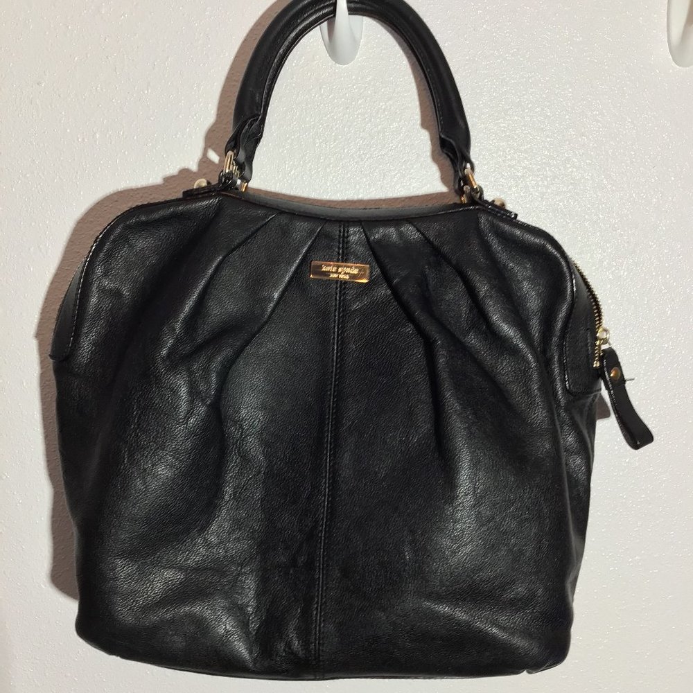 Kate Spade Black Leather Satchel
